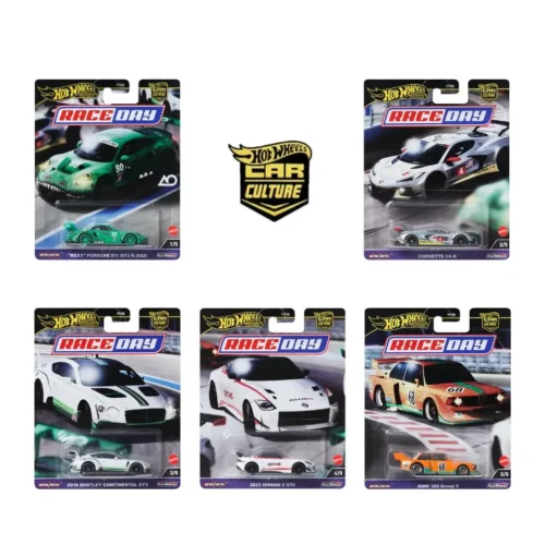 Hot Wheels Premium 1:64 - Race Day - 2024 Car Culture - Set of 5