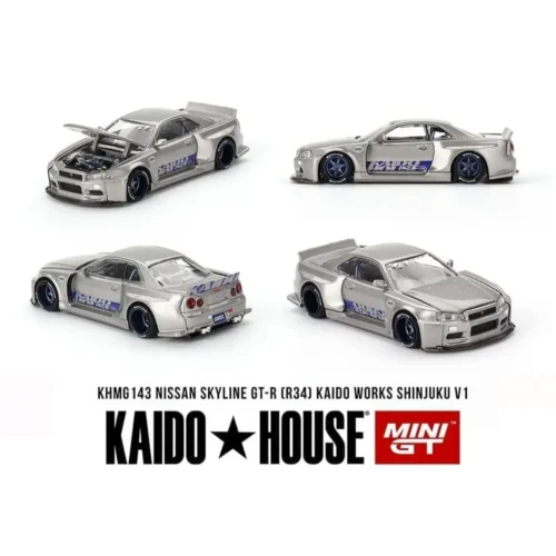 Kaido House 1:64 - Nissan Skyline GT-R (R34) Kaido Works SHINJUKU V1