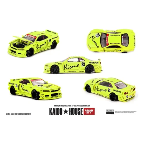 *PRE-ORDER* Kaido House 1:64 - Nissan Skyline GT-R (R34) Kaido Works V4