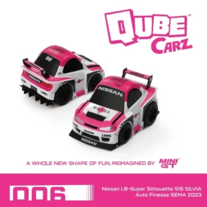 Mini GT Qube Carz 1:64 - Nissan LB-Super Silhouette S15 SILVIA Auto Finesse SEMA 2023