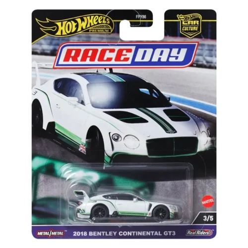 Hot Wheels Premium 1:64 - 2018 Bentley Continental GT3 - Race Day - 2024 Car Culture