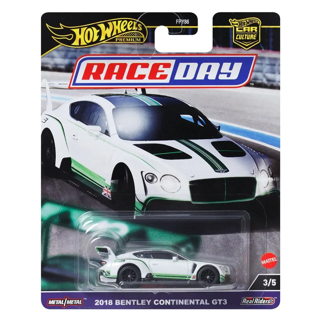Hot Wheels Premium 1:64 - 2018 Bentley Continental GT3 - Race Day - 2024 Car Culture