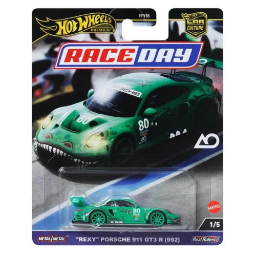Hot Wheels Premium 1:64 - "REXY" Porsche 911 GT3 R (992) - Race Day - 2024 Car Culture