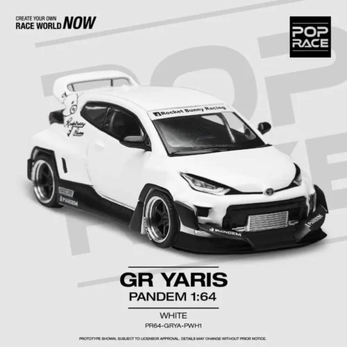 Pop Race 1:64 - Pandem Toyota GR Yaris White