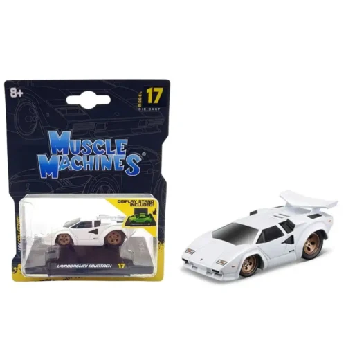 Muscle Machines 1:64 - Lamborghini Countach &ndash; White &ndash; Model 17