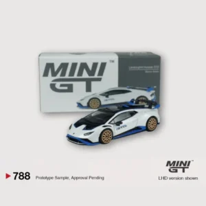 Mini GT 1:64 - Lamborghini Hurac&aacute;n STO - Bianco Asopo