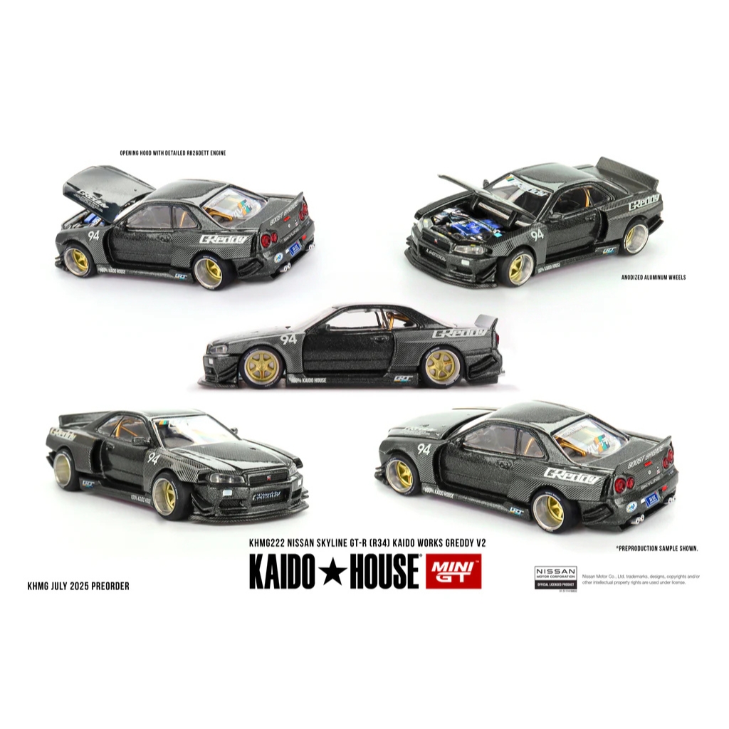 Kaido House - Nissan Skyline GT-R R34 Kaido V2 - GReddy