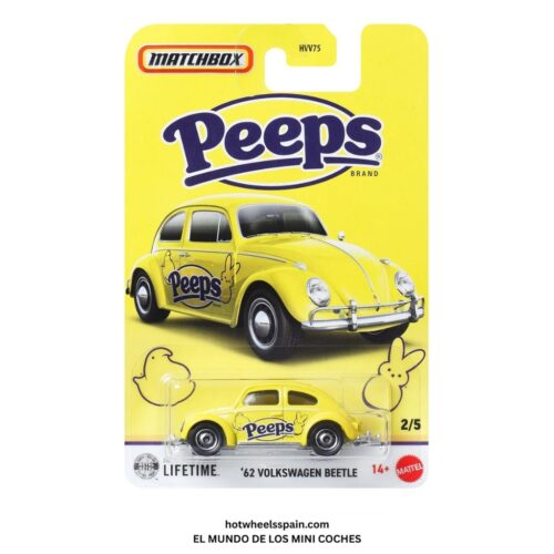 Matchbox 1:64 - 1962 Volkswagen Beetle - 2026 Candy Series (Mix 1)
