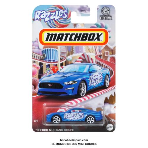 Matchbox 1:64 - '19 Ford Mustang Coupe - 2024 Candy Series (Mix 2)