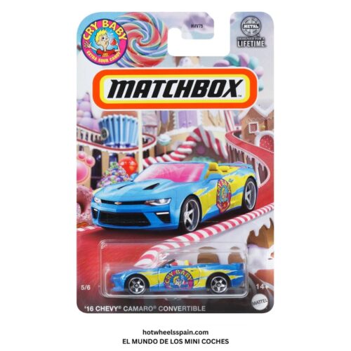Matchbox 1:64 - ´16 Chevy Camaro Convertible - 2024 Candy Series (Mix 2)