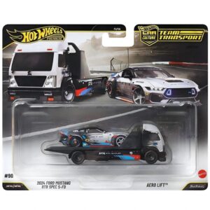 Hot Wheels 1:64 - 2024 Ford Mustang RTR Spec 5-FD + Aero Lift (#90) - Team Transport - 2026 Mix 2
