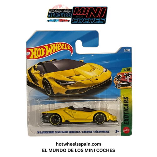 Hot Wheels '16 Lamborghini Centenario Roadster - Exoticars JJH80