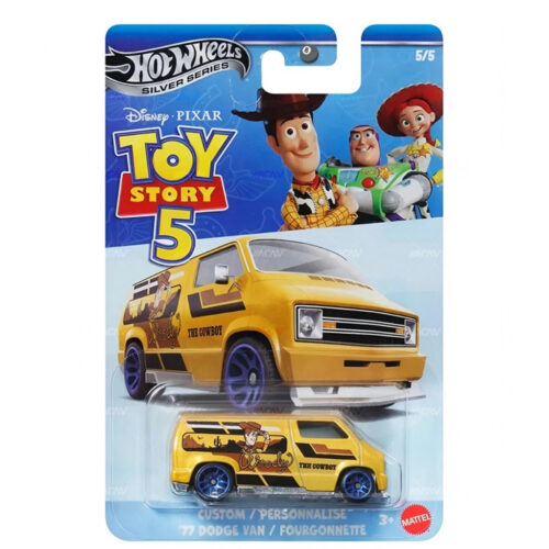 Hot Wheels 1:64 - Custom '77 Dodge Van - Toy Story 5 - 2026 Series Silver (GDG83)