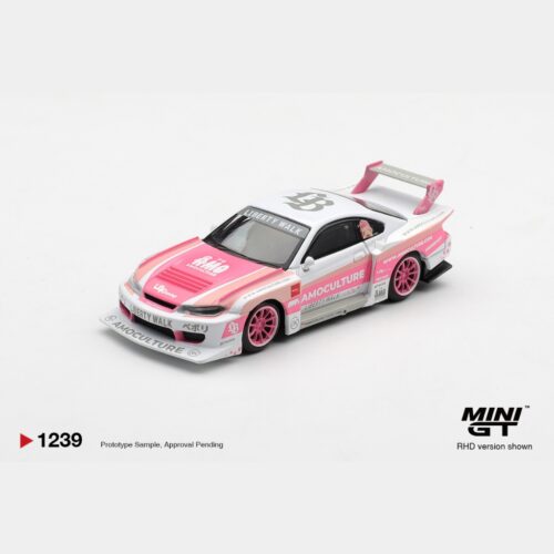 Mini GT 1:64 - 2026 Nissan Silvia (S15) LB-SUPER SILHOUETTE AMOCULTURE