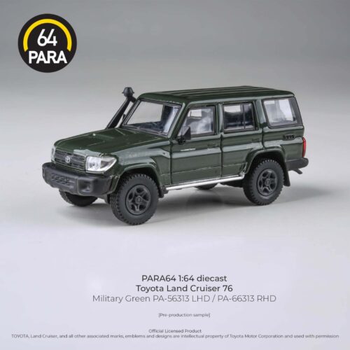 Para64 1:64 - Toyota Land Cruiser 76 (Military Green)