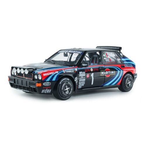 Solido 1:18 - 1990 Lancia Delta HF Integrale Nº1 Tributo Biason Black A.Sacco/A.Ollero