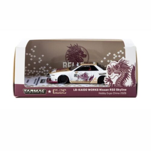 Tarmac Works 1:64 - LB-KAIDO WORKS Nissan R32 Skyline CLDC Special - Hobby Expo China (HEC) 2026
