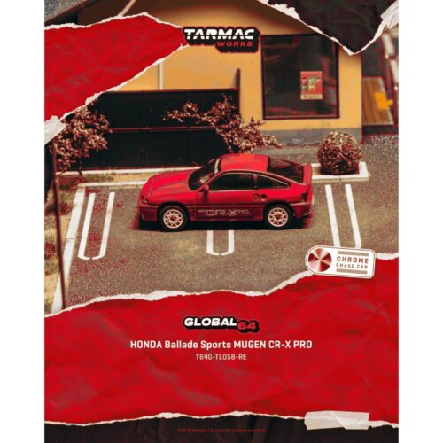 Tarmac Works 1:64 - 1980 Honda Ballade Sports MUGEN CR-X PRO