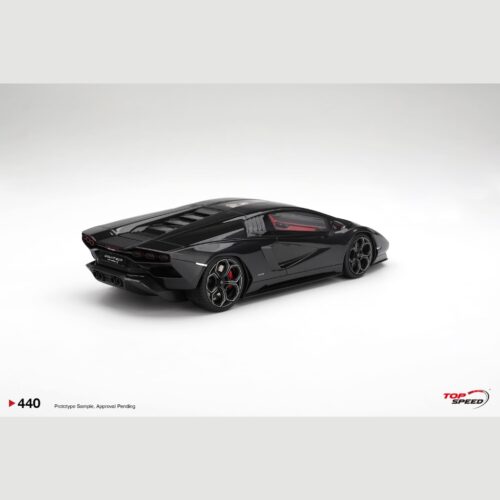 Top Speed 1:18 - Lamborghini Countach LPI 800-4 Nero Maia