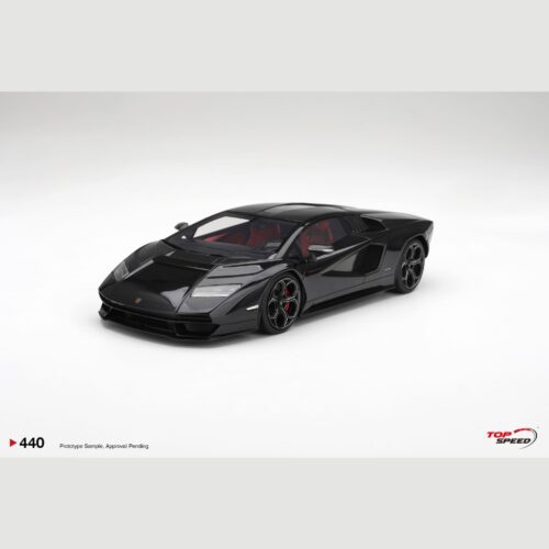 Top Speed 1:18 - Lamborghini Countach LPI 800-4 Nero Maia