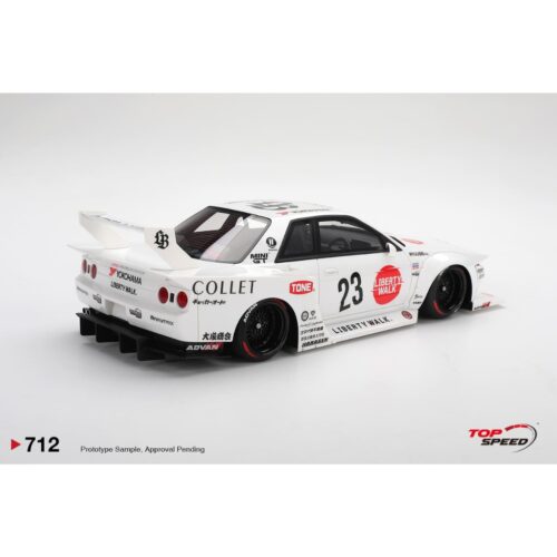 Top Speed 1:18 - Nissan Skyline GT-R (R32) LBWK Kaido Works LB-Hinomaru