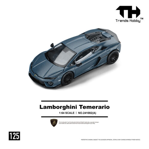 Trends Hobby 1:64 - Lamborghini Temerario (Azul Mate)