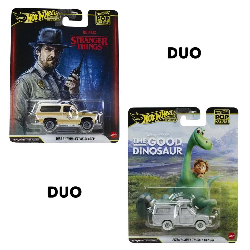 Hot Wheels Pop Culture - Stranger Things & The Good Dinosaur - DUO (2026 Mix 5)