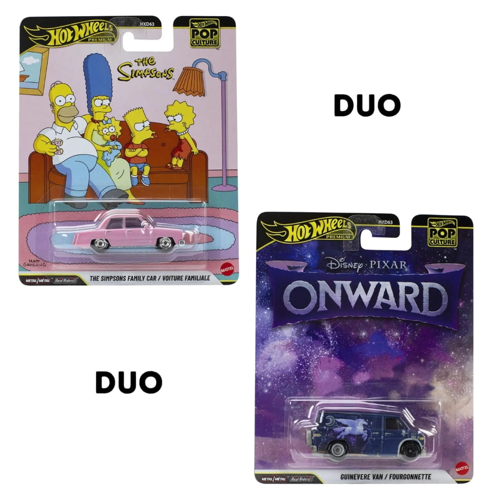Hot Wheels Pop Culture - The Simpsons & Onward - DUO (2026 Mix 5)