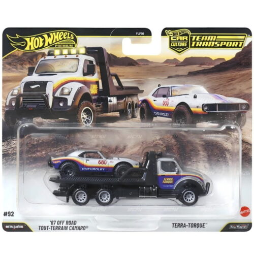 Hot Wheels 1:64 - '67 Off Road Camaro + Terra-Torque (#92) - Team Transport - 2026 Mix 3
