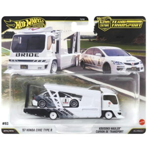 Hot Wheels 1:64 - '07 Honda Civic Type R + Kousoku Hauler (#93) - Team Transport - 2026 Mix 3