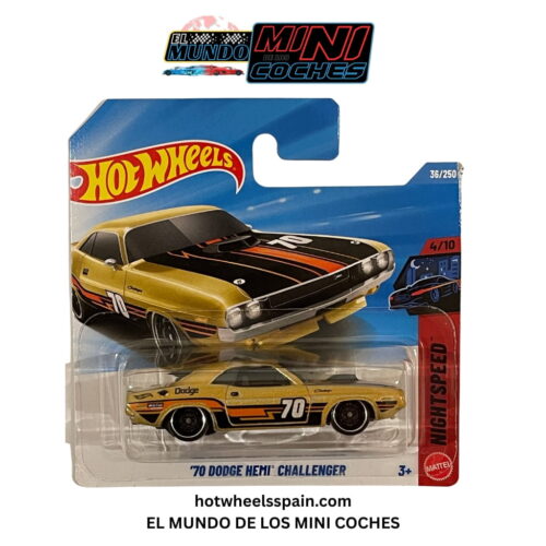 Hot Wheels '70 Dodge HEMI Challenger - Nightspeed JJJ07