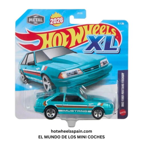 Hot Wheels XL 1:43 - 1992 Ford Mustang Foxbody - 2026 - JKL05