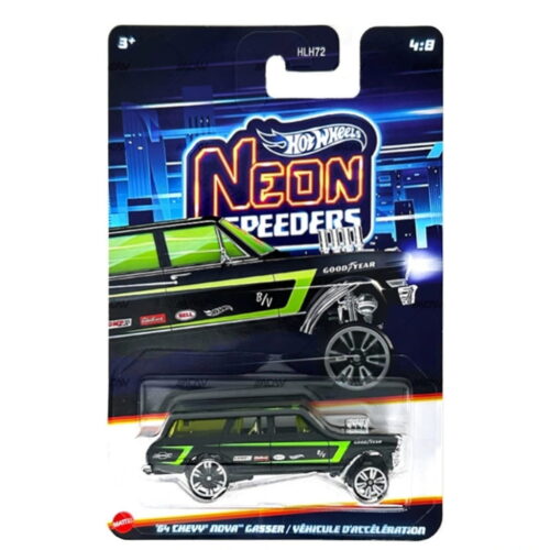 Hot Wheels 1:64 - '64 Chevy Nova Gasser - Neon Speeders 2026 Mix 1