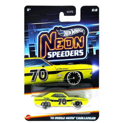 Hot Wheels 1:64 - '70 Dodge Hemi Challenger - Neon Speeders 2026 Mix 1