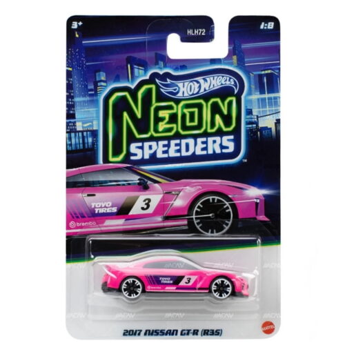 Hot Wheels 1:64 - 2017 Nissan GT-R (R35) - Neon Speeders 2026 Mix 2