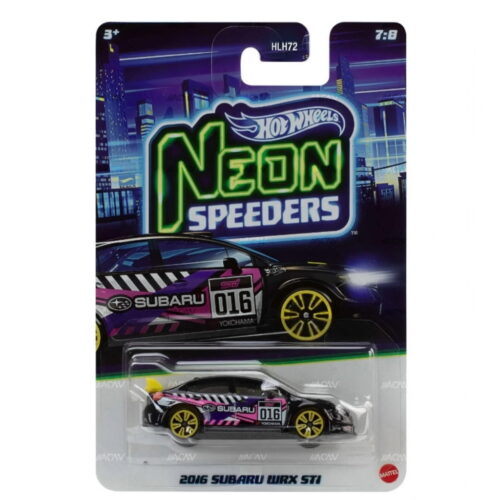 Hot Wheels 1:64 - 2016 Subaru WRX STI - Neon Speeders 2026 Mix 2