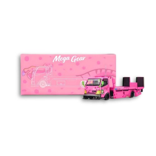 Mega Gear 1:64 - ROXY Custom Hauler - Pink Dinosaur Tow Truck
