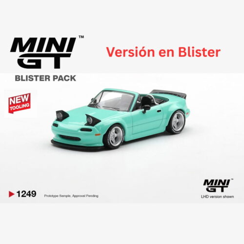 Mini GT 1:64 - Mazda MX5 (NA) Pandem Body Kit Mint Green 2026 - Blister