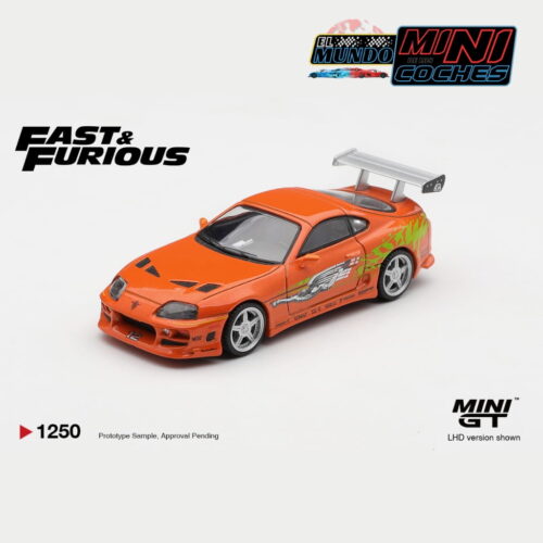 Mini GT 1:64 - Toyota Supra BOMEX - "The Fast and The Furious" - Brian O'Conner