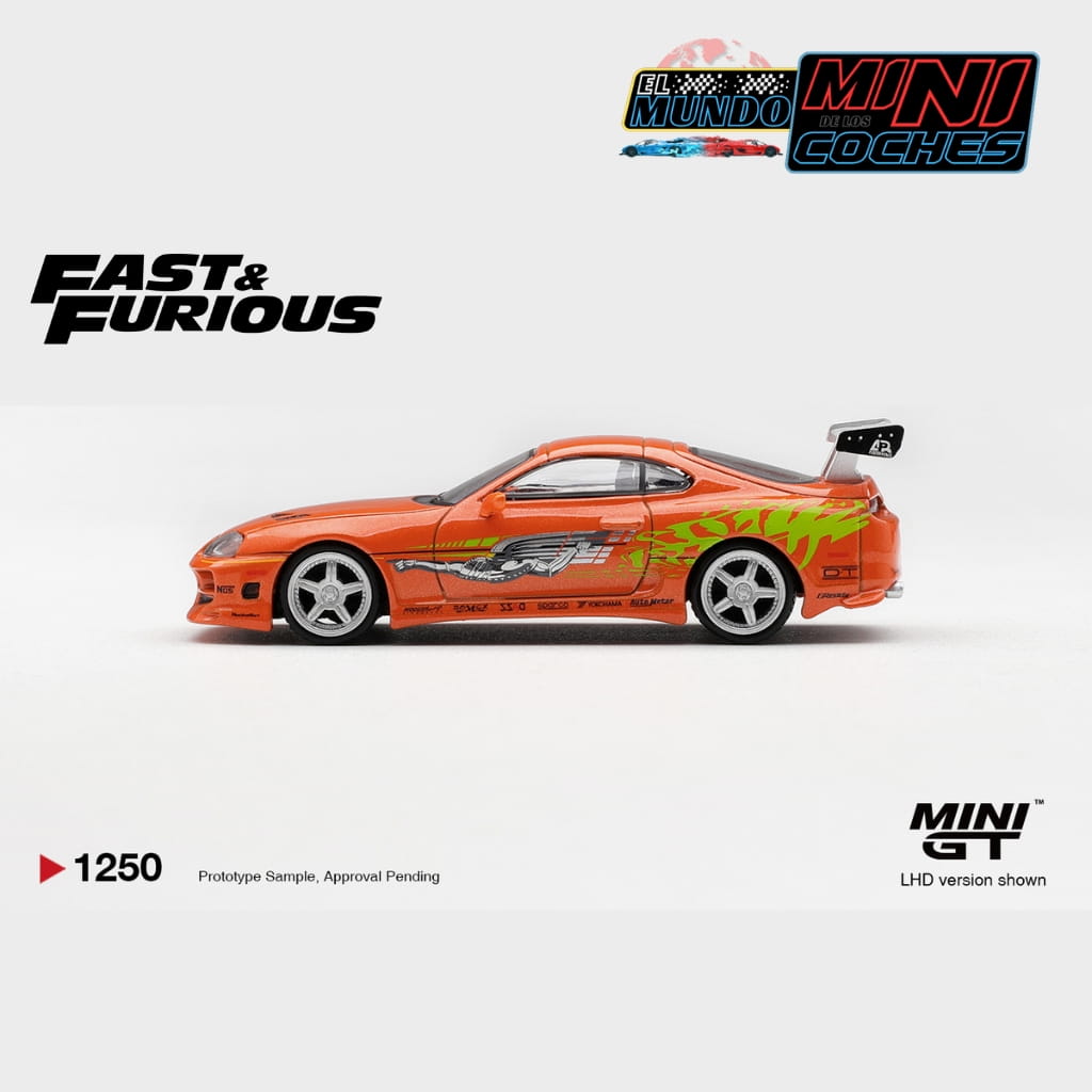 *PRE-ORDER* Mini GT 1:64 - Toyota Supra BOMEX - "The Fast and The Furious" - Brian O'Conner - Imagen 3