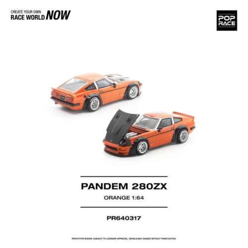 Pop Race 1:64 - Pandem 280ZX (Naranja)