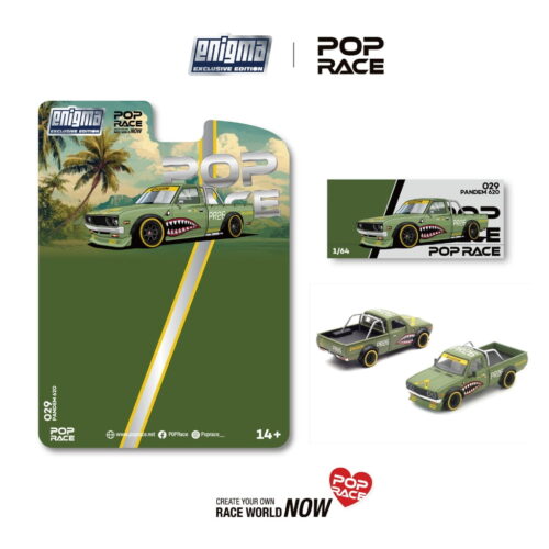 Pop Race Enigma Exclusive Edition 1:64 - Pandem 620 - Fighter Green - PRE029