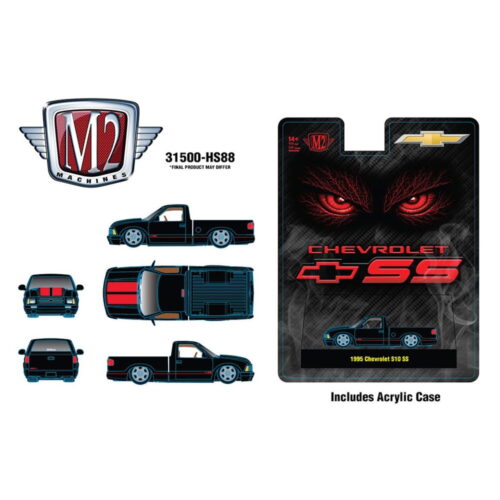 M2 Machines 1:64 - 1995 Chevrolet S10 SS - Negro - Hobby Exclusive