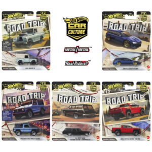 Hot Wheels Premium 1:64 - Road Trip - 2026 Car Culture - Juego de 5