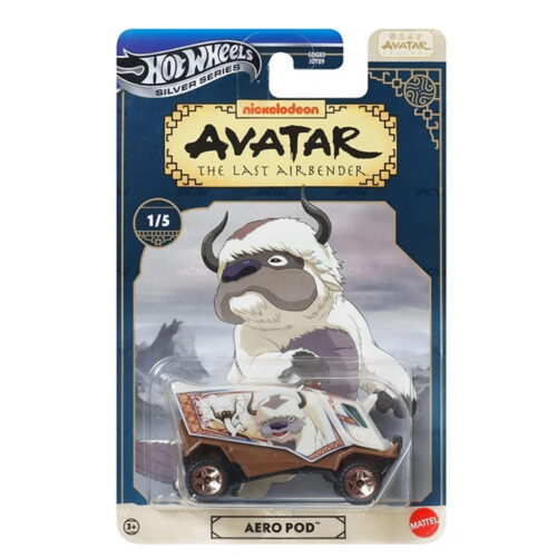 Hot Wheels 1:64 - Aero Pod - Avatar: The Last Airbender - 2025 Series Silver (GDG83)