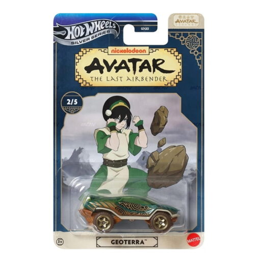 Hot Wheels 1:64 - Geoterra - Avatar: The Last Airbender - 2025 Series Silver (GDG83)