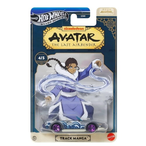 Hot Wheels 1:64 - Track Manga - Avatar: The Last Airbender - 2025 Series Silver (GDG83)