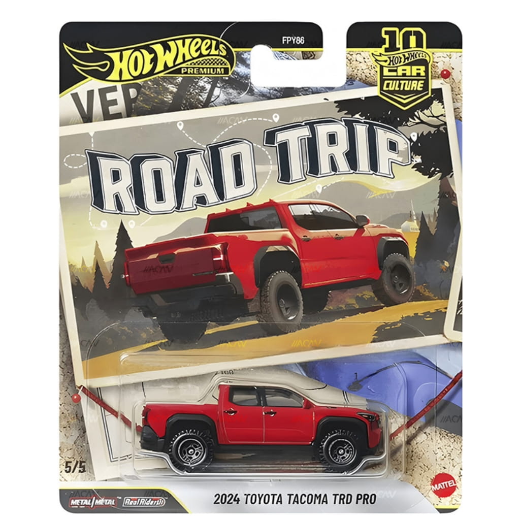 Hot Wheels Premium 1:64 - 2024 Toyota Tacoma TRD Pro - Road Trip - 2026 Car Culture