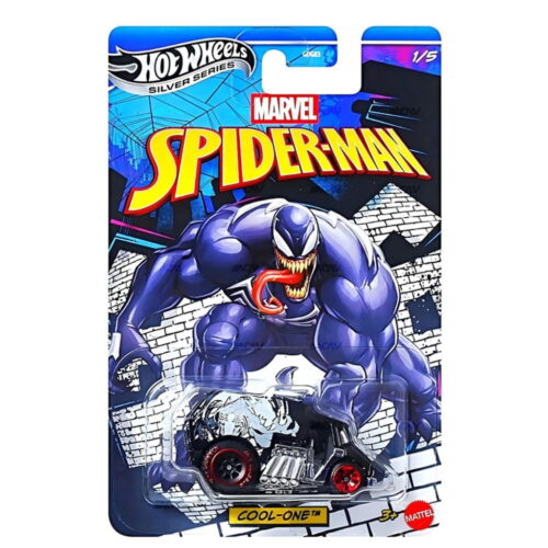 Hot Wheels 1:64 - Cool-One - Spider-Man - 2026 Series Silver (GDG83)