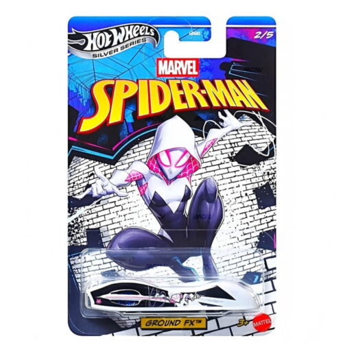 Hot Wheels 1:64 - Ground FX - Spider-Man - 2026 Series Silver (GDG83)